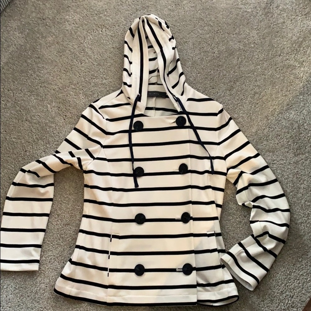 The LIMITED DOUBLE BREASTED HOODIE SZ SMALL
